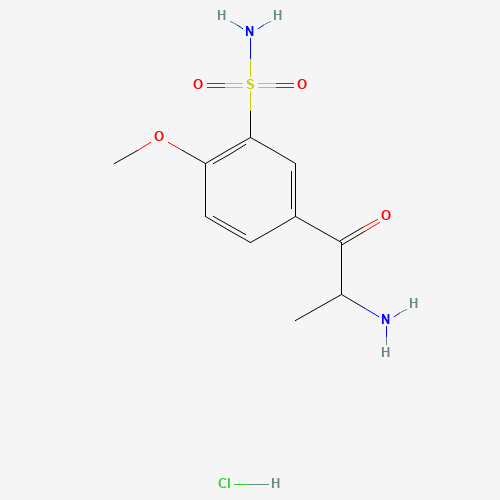 2-Amino-1-(4'-methoxy-3'-sulfonamidophenyl)-2-propanone Hydrochloride (CAS: 1076198-82-7) - Related Chemical Product