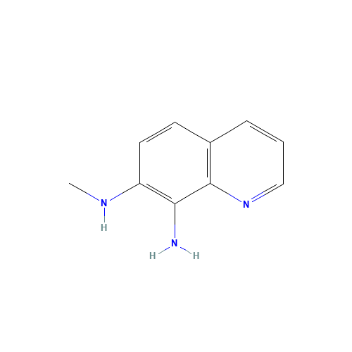 8-Amino-7-(methylamino)quinoline (CAS: 1076198-84-9) - Chemical Structure and Molecular Formula 