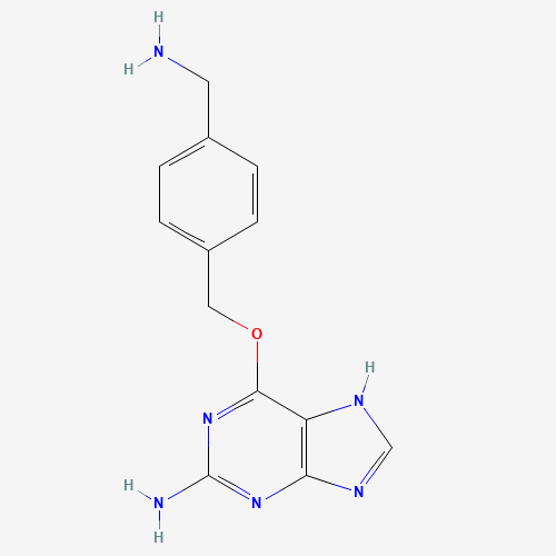 O6-[4-(Aminomethyl)benzyl]guanine (CAS: 674799-96-3) - Chemical Structure and Molecular Formula 