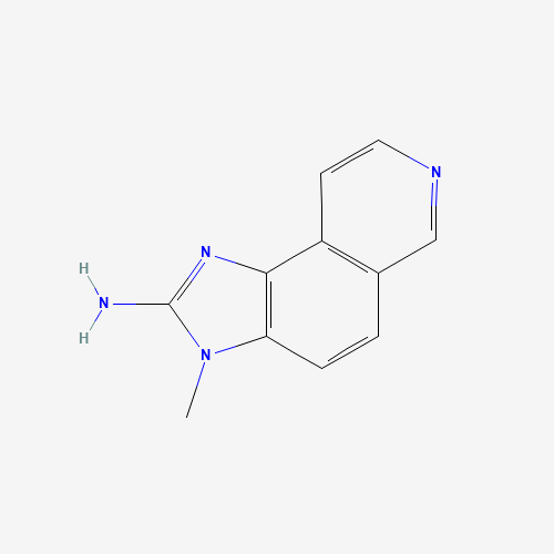 2-Amino-3-methyl-3H-imidazo[4,5-f]isoquinoline (CAS: 147293-15-0) - Chemical Structure and Molecular Formula 