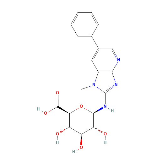 2-Amino-1-methyl-6-phenylimidazo[4,5-b]pyridine N-b-D-Glucuronide (CAS: 133084-70-5) - Related Chemical Product