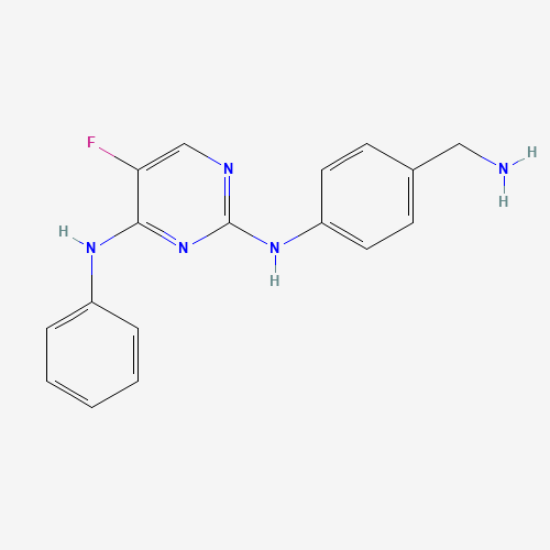 N2-[4-(Aminomethyl)phenyl]-5-fluoro-N4-phenylpyrimidine-2,4-diamine (CAS: 916603-07-1) - Related Chemical Product