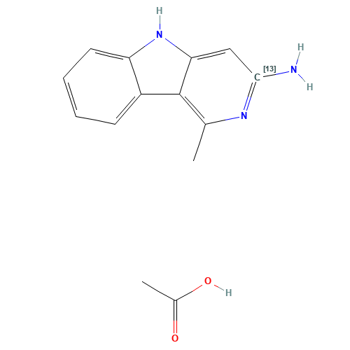 3-Amino-1-methyl-5H-pyrido[4,3-b]indole-3-14C,Acetate (CAS: 210049-15-3) - Related Chemical Product