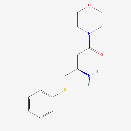 4-[(3R)-3-Amino-1-oxo-4-(phenylthio)butyl]morpholine (CAS: 870812-94-5) - Related Chemical Product