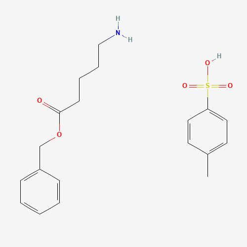 5-Aminopentanoic Acid Benzyl Ester Tosylate (CAS: 63649-14-9) - Chemical Structure and Molecular Formula 