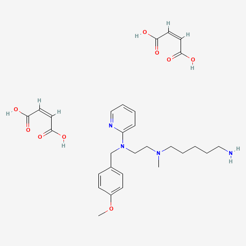 N'-(5-Aminopentyl)-N-(4-methoxybenzyl)-N'-methyl-N-2-pyridinyl-1,2-ethanediamine,Dimaleate Salt (CAS: 109912-42-7) - Related Chemical Product