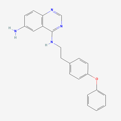 6-Amino-4-(4-phenoxyphenylethylamino)quinazoline (CAS: 545380-34-5) - Related Chemical Product