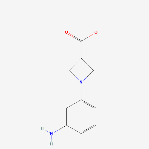 1-(3-Aminophenyl)-3-azetidinecarboxylic Acid Methyl Ester (CAS: 887595-89-3) - Related Chemical Product
