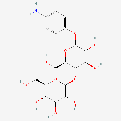 p-Aminophenyl b-D-Cellobioside (CAS: 42935-24-0) - Chemical Structure and Molecular Formula 