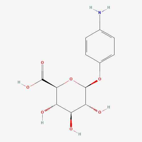 4-Aminophenyl b-D-Glucuronide (CAS: 21080-66-0) - Chemical Structure and Molecular Formula 