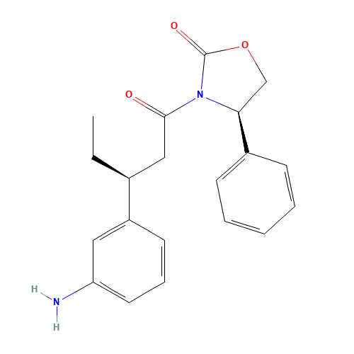 [R-(R*,S*)]-3-[3-(3-Aminophenyl)-1-oxopentyl]-4-phenyl-2-oxazolidinone (CAS: 174590-39-7) - Related Chemical Product