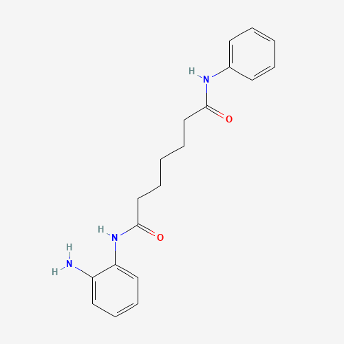 N-(2-Aminophenyl)-N'-phenylheptanediamide (CAS: 537034-15-4) - Chemical Structure and Molecular Formula 