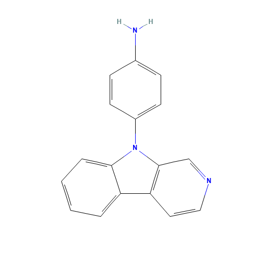 9-(4'-Aminophenyl)-9H-pyrido[3,4-b]indole (CAS: 219959-86-1) - Related Chemical Product