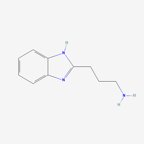 2-(3-Aminopropyl)benzimidazole (CAS: 42784-26-9) - Chemical Structure and Molecular Formula 