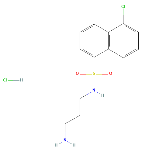 N-(3-Aminopropyl)-5-chloro-1-naphthalenesulfonamide Hydrochloride (CAS: 78957-86-5) - Related Chemical Product