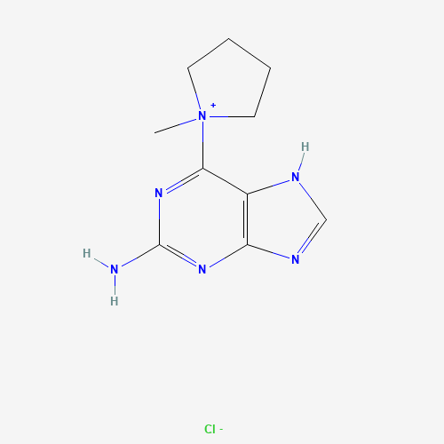 1-(2-Amino-7H-purin-6-yl)-1-methyl-pyrrolidinium Chloride (CAS: 680622-68-8) - Related Chemical Product