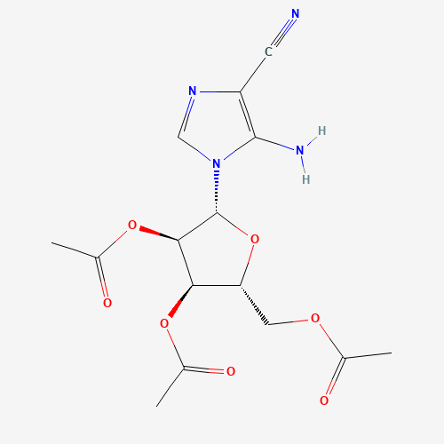 5-Amino-1-(2',3',5'-tri-O-acetyl-b-D-ribofuranosyl)-imidazole-4-carbonitrile (CAS: 23192-63-4) - Related Chemical Product