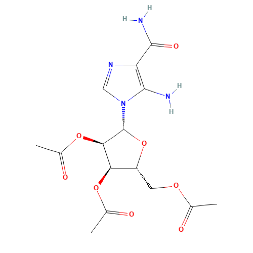 5-Amino-1-(2',3',5'-tri-O-acetyl-b-D-ribofuranosyl)-imidazole-4-carboxamide (CAS: 23274-21-7) - Related Chemical Product