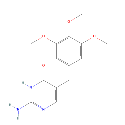 2-Amino-5-[(3,4,5-trimethoxyphenyl)methyl]-4(1H)-pyrimidinone (CAS: 92440-76-1) - Related Chemical Product