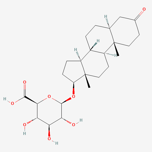 Androstanolone 17-O-b-D-Glucuronide (CAS: 42037-24-1) - Related Chemical Product