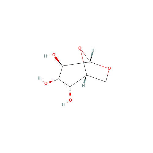 1,6-Anhydro-b-D-galactose (CAS: 644-76-8) - Chemical Structure and Molecular Formula 
