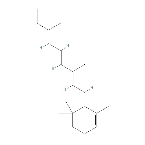 all-trans-Anhydro Retinol (CAS: 1224-78-8) - Chemical Structure and Molecular Formula 