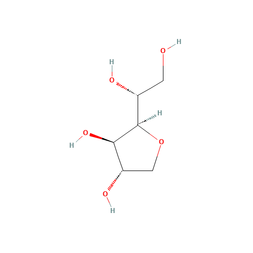 1,4-Anhydro-D-sorbitol (CAS: 27299-12-3) - Chemical Structure and Molecular Formula 