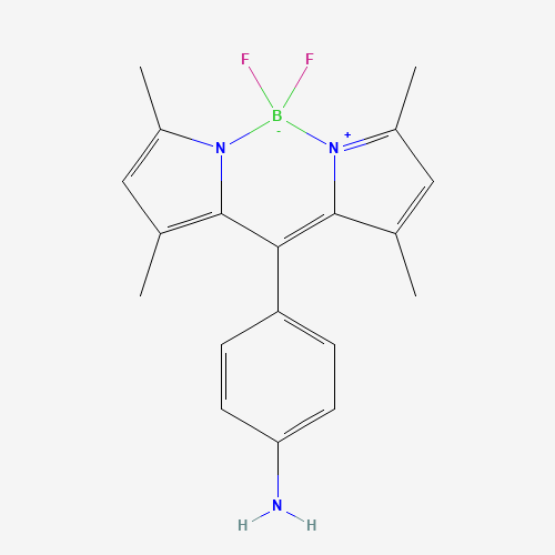 8-(4-Anilino) Bodipy (CAS: 321895-93-6) - Chemical Structure and Molecular Formula 