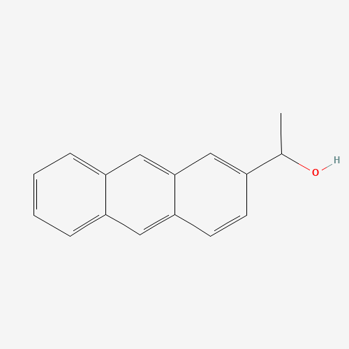 rac-1-Anthracen-2-yl-ethanol (CAS: 22371-34-2) - Chemical Structure and Molecular Formula 