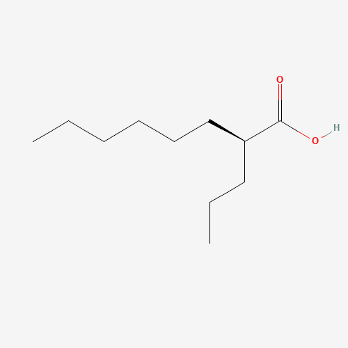S-(+)-Arundic Acid (CAS: 807363-10-6) - Chemical Structure and Molecular Formula 