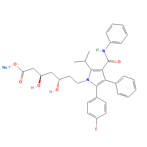 (3R,5S)-Atorvastatin Sodium Salt (CAS: 131275-93-9) - Related Chemical Product