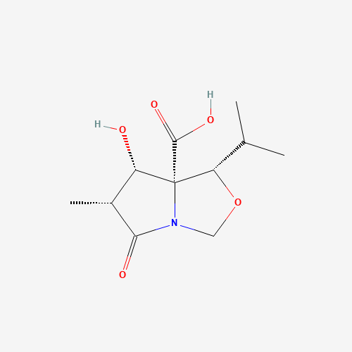 (3R,4S,5S,6S)-1-Aza-5-carboxyl-4-hydroxy-6-isopropyl-3-methyl-7-oxabicyclo[3.3.0]octan-2-one (CAS: 145451-96-3) - Related Chemical Product