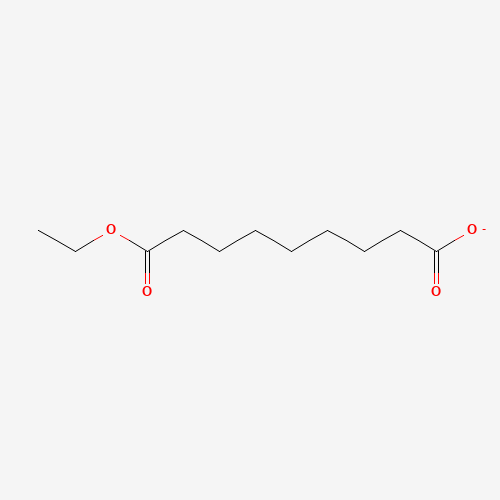 Azelaic Acid Monoethyl Ester (CAS: 1593-55-1) - Chemical Structure and Molecular Formula 