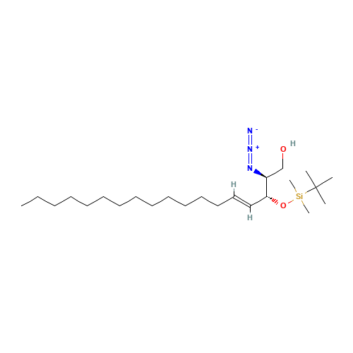 (2S,3R,4E)-2-Azido-3-(tert-butyldimethylsilyl)-erythro-sphingosine (CAS: 114299-64-8) - Related Chemical Product