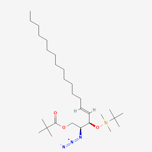 (2S,3R,4E)-2-Azido-3-(tert-butyldimethylsilyl)-1-pivaloyl-erythro-sphingosine (CAS: 114275-42-2) - Related Chemical Product