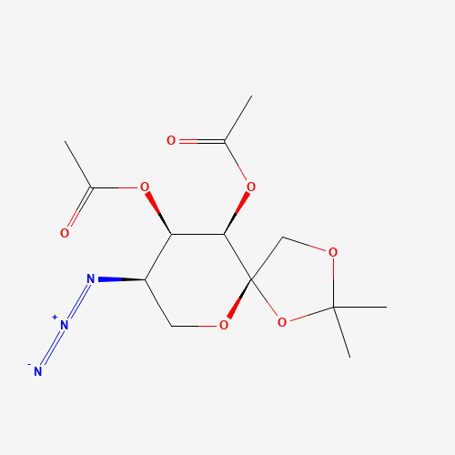 5-Azido-5-deoxy-3,4-di-O-acetyl-1,2-O-isopropylidene-b-D-fructose (CAS: 94801-00-0) - Related Chemical Product