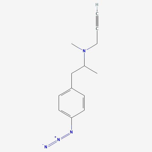 rac 4-Azido Deprenyl (CAS: 1216800-93-9) - Chemical Structure and Molecular Formula 