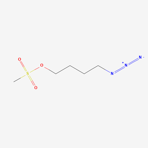 4-Azido-1-methanesulfonate-1-butanol (CAS: 320573-75-9) - Chemical Structure and Molecular Formula 