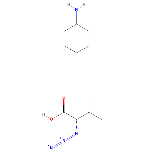 (S)-2-Azido Isovaleric Acid Cyclohexylammonium Salt (CAS: 1217462-63-9) - Related Chemical Product