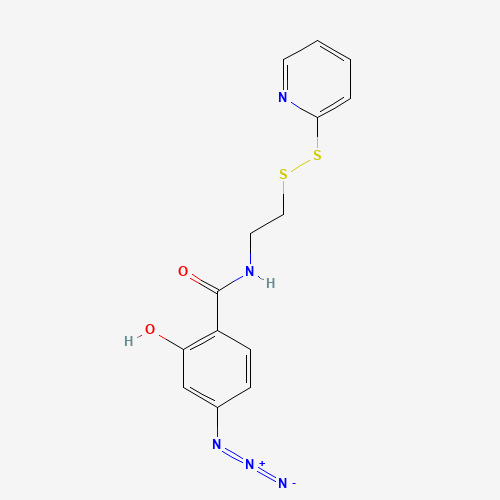 S-[2-(4-Azidosalicylamido)ethylthio]-2-thiopyridine (CAS: 164575-82-0) - Chemical Structure and Molecular Formula 