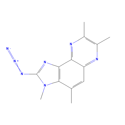 2-Azido-3,4,7,8-tetramethyl-3H-imidazo[4,5-f]quinoxaline (CAS: 210100-57-5) - Related Chemical Product