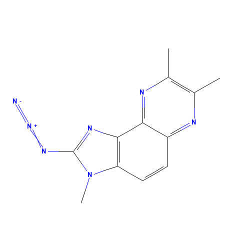 2-Azido-3,7,8-trimethyl-3H-imidazo[4,5-f]quinoxaline (CAS: 210100-59-7) - Related Chemical Product