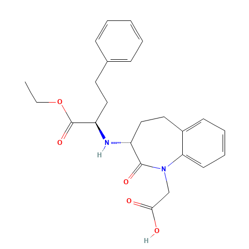 ent-Benazepril (CAS: 131064-75-0) - Chemical Structure and Molecular Formula 