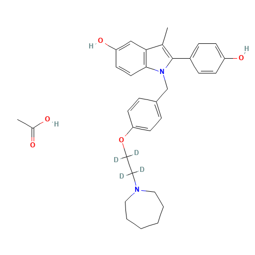 Bazedoxifene-d4 Acetate (CAS: 1133695-49-4) - Related Chemical Product