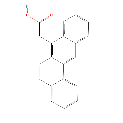 Benz[a]anthracene-7-acetic Acid (CAS: 20316-12-5) - Chemical Structure and Molecular Formula 