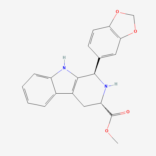 (1R,3S)-1-(1,3-Benzodioxol-5-yl)-2,3,4,9-tetrahydro-1H-pyrido[3,4-b]indole-3-carboxylic Acid Methyl Ester (CAS: 171596-44-4) - Related Chemical Product