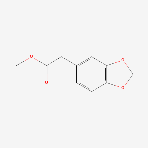 1,3-Benzodioxole-5-acetic Acid Methyl Ester chemical structure 1,3-Benzodioxole-5-acetic Acid Methyl Ester (CAS: 326-59-0) - Chemical Structure and Molecular Formula