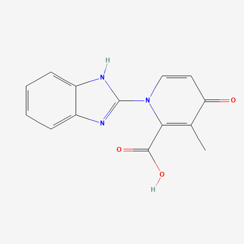 1-(1H-Benzo[d]imidazol-2-yl)-3-methyl-4-oxo-1,4-dihydropyridine-2-carboxylic acid (CAS: 1163685-30-0) - Related Chemical Product