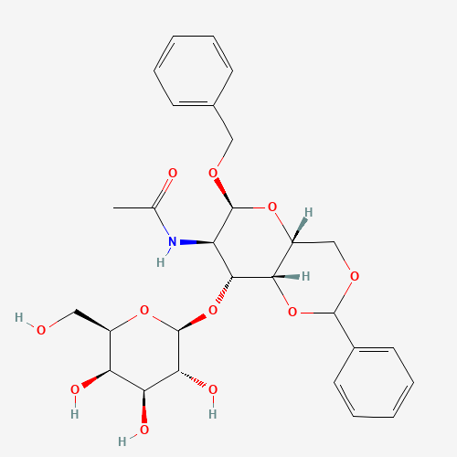 Benzyl 2-Acetamido-2-deoxy-3-O-(b-D-galactopyranosyl)-4,6-benzylidene-a-D-galactoside (CAS: 90754-58-8) - Related Chemical Product