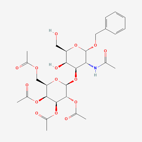 Benzyl 2-Acetamido-2-deoxy-3-O-(2',3',4',6'-tetra-O-acetyl-b-D-galactopyranosyl)-a-D-galactopyranoside (CAS: 90754-57-7) - Related Chemical Product